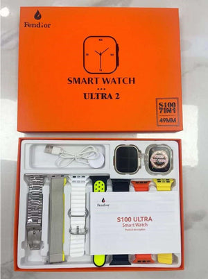 SmartWatch Série 9 Ultra 49mm - Kit 7 Pulseiras